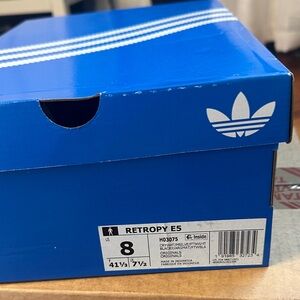 Adidas Men's Retropy E5 'White Gum' Shoes H03075 size 8 New with out tags